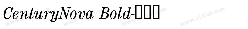 CenturyNova Bold字体转换